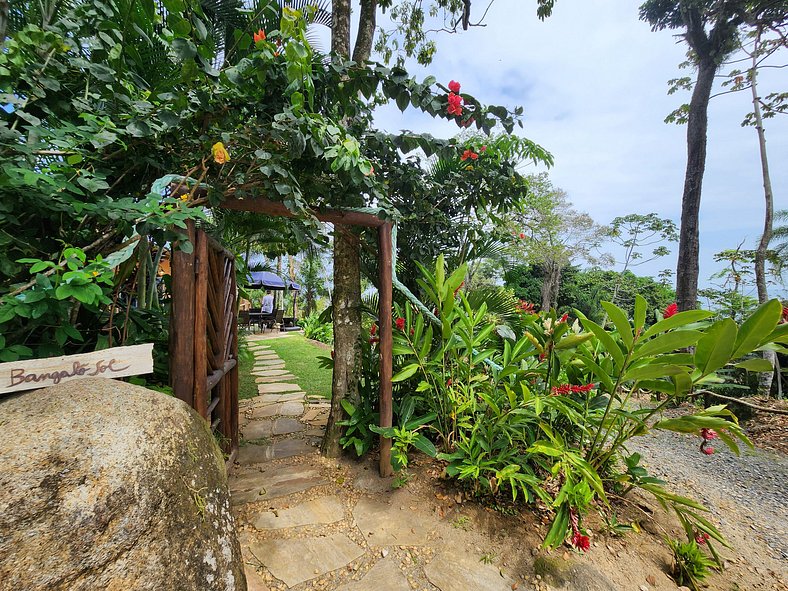 Bangalô Sol: refúgio c/ vista incrível em Ilhabela