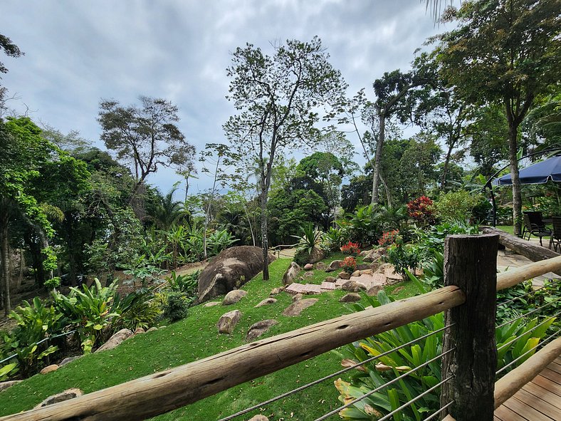 Bangalô Sol: refúgio c/ vista incrível em Ilhabela