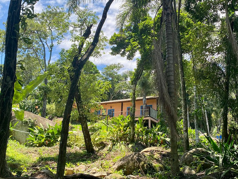 Bangalô Sol: refúgio c/ vista incrível em Ilhabela