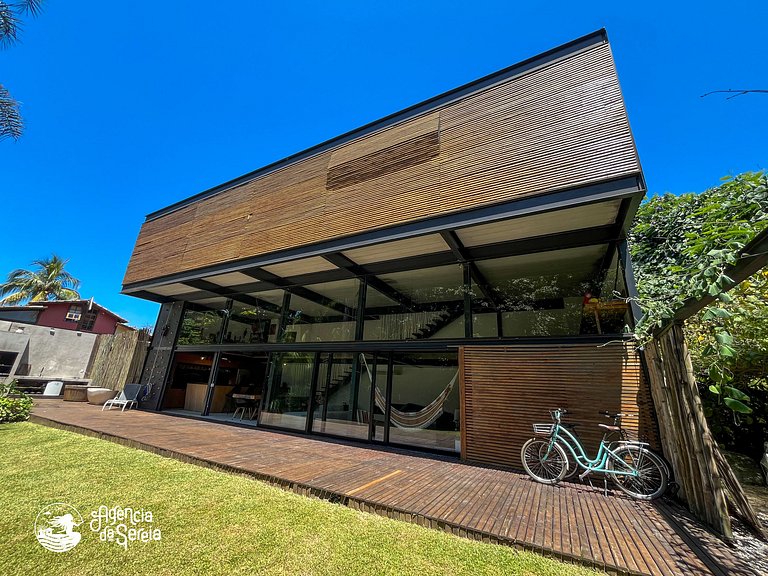 Casa Ilhabela c cachoeira no quintal e praia a 50m