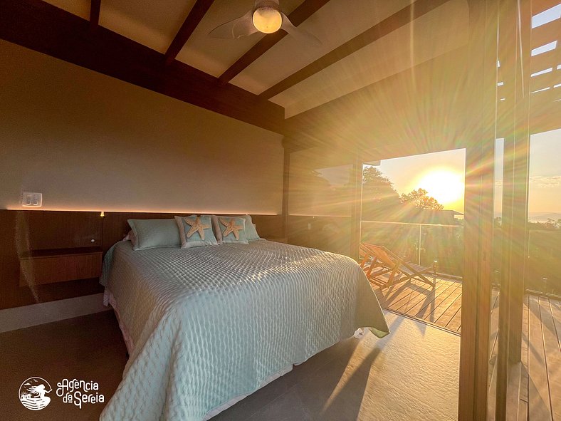 Casa moderna com vista mar panorâmica em Ilhabela