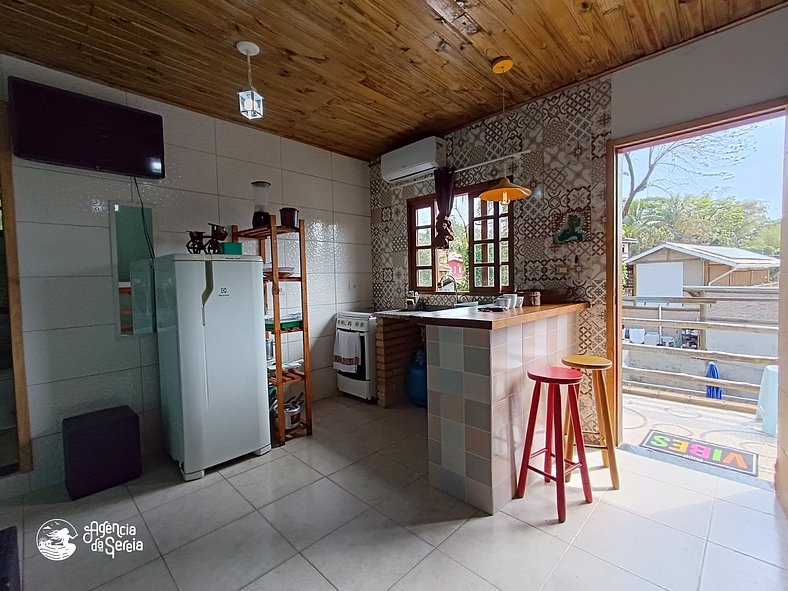 Chalé praia da Feiticeira c piscina compartilhada