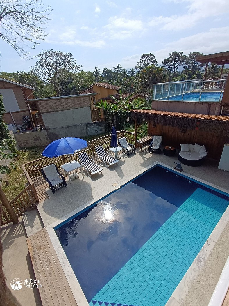 Chalé praia da Feiticeira c piscina compartilhada