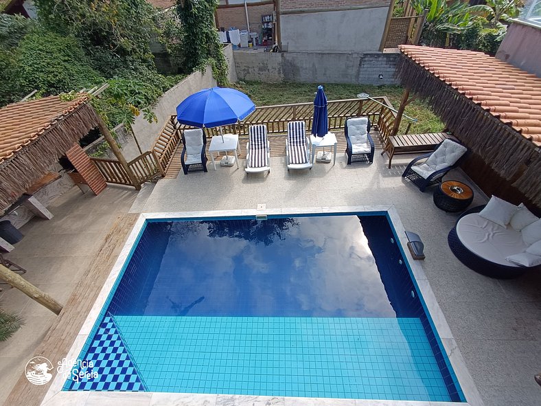 Chalé praia da Feiticeira c piscina compartilhada