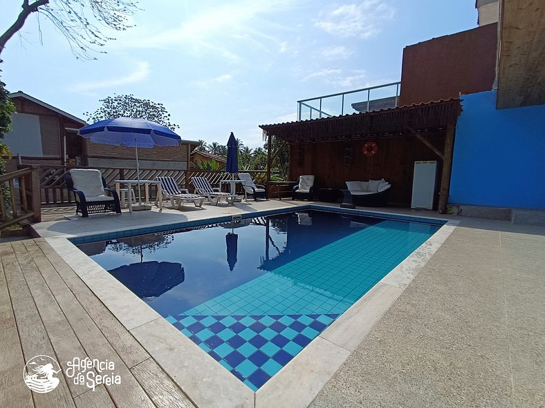 Chalé praia da Feiticeira c piscina compartilhada