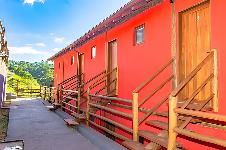 Studio moderno para casais no Mirante da Sereia